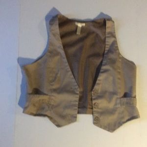 Dark Tan Double Lining vest